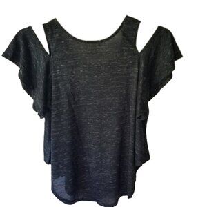 Cold Shoulder Black Top NWT